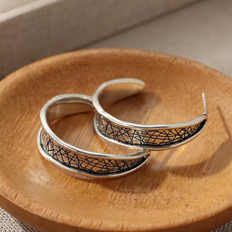 Personalized Retro Bohemian C-Shaped Earrings