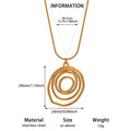 Geometric Heart-Shaped Droplet Minimalist Necklace For Women