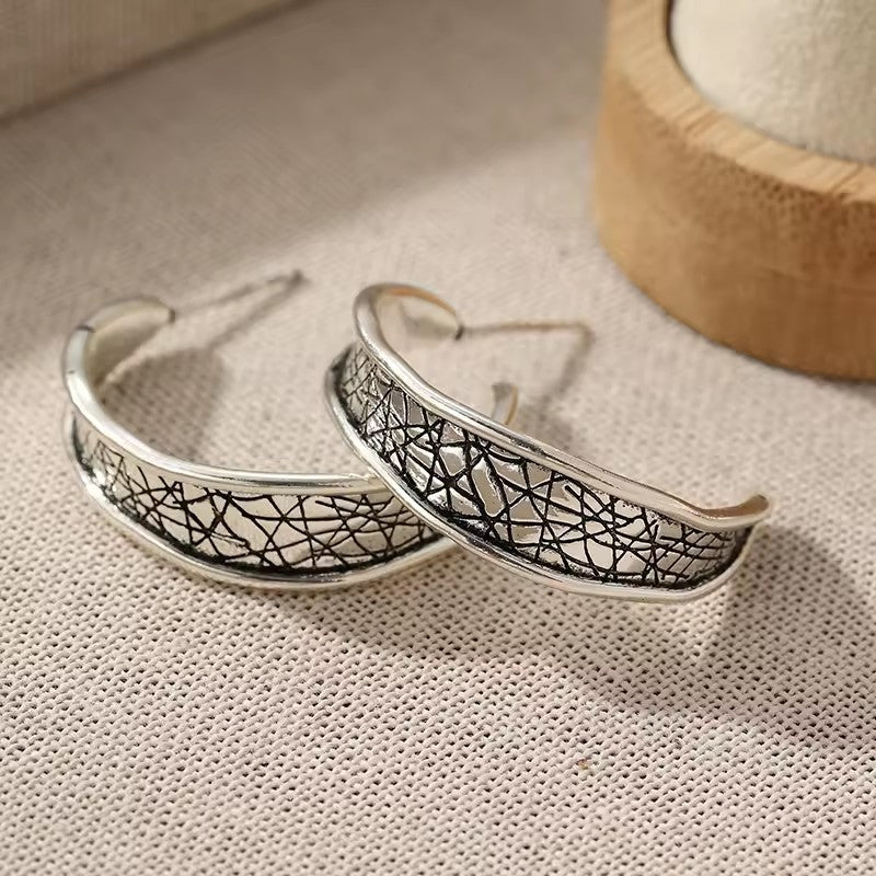 Personalized Retro Bohemian C-Shaped Earrings